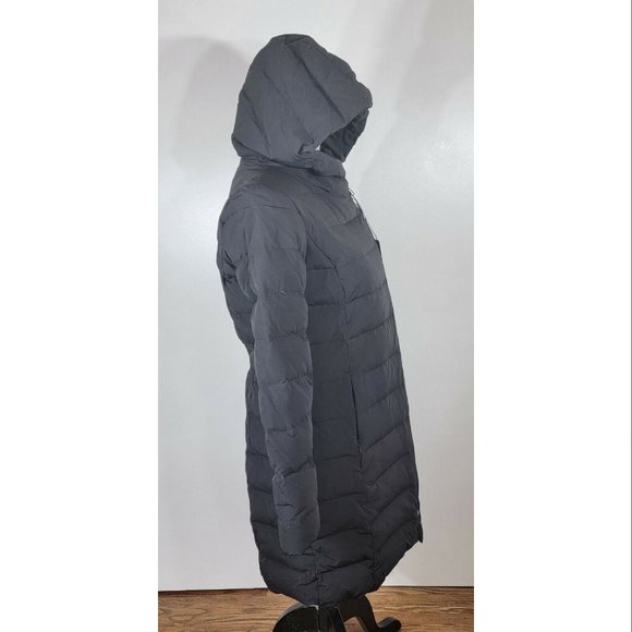 Cole Haan Asymmetric-Zip Puffer Jacket, Black, Women's Size Medium, NWT - Picture 4 of 9